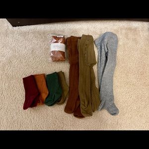 Little stocking co tights and knee highs